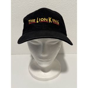 Vintage Disney The Lion King VIP Broadway Musical Strapback Lid Hat Cap Black